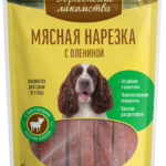 Миниатюра для Лакомство Деревенские лакомства для собак, мясная нарезка с олениной, 90 г