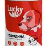 Миниатюра для Лаки Битс соб Lucky bits консервы для собак говядина, клюква, тыква 400 г