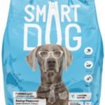 Миниатюра для Корм Smart Dog для собак всех пород, с лососем и рисом, 800 г