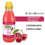 Миниатюра для Iv San Bernard, линия FRUIT OF THE GROOMER, шампунь для короткой шерсти с протеинами шелка Черная вишня, 500 мл