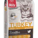 Миниатюра для Корм сухой для кошек Blitz For Adult Cats Turkey с индейкой 2 кг