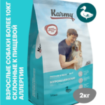 Миниатюра для Корм Karmy HYPOALLERGENIC MEDIUM&MAXI для склонных к пищевой аллергии – утка 2 кг