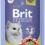 Миниатюра для Brit Premium Пауч для взрослых кошек Trout (в желе) с форелью, 85 г