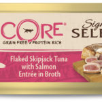 Миниатюра для Влажный корм Wellness Core Signature Selects консервы для кошек с тунцом и лососем в виде кусочков в бульоне, банка 79 гр