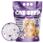 Миниатюра для Наполнитель CAT STEP Arctic Lavender силикагелевый, 7.6 л, 3.53 кг