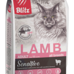 Миниатюра для Корм сухой для кошек Blitz For Adult Cats Lamb с ягненком 10 кг