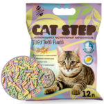 Миниатюра для Наполнитель для кошек Cat Step Tofu Tutti Frutti комкующийся растительный 12 л-5,62кг