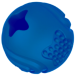 Миниатюра для Игрушка МР КРАНЧ для собак Мяч 6,5 см синий с ароматом курицы