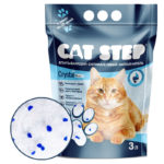 Миниатюра для Наполнитель CAT STEP Arctic Blue, впитывающий, силикагелевый, 1.39 кг, 3 л