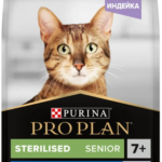 Миниатюра для Корм для кошек Purina Pro Plan Sterilised 7+ пожилых при стерилизации и кастрации с индейкой 3 кг