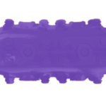 Миниатюра для Игрушка МР КРАНЧ для собак Гантель дентальная с пищалкой 22 см фиолетовая с ароматом сливок