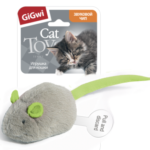 Миниатюра для GiGwi игрушка для кошек Мышка, со звуковым чипом, 6 см